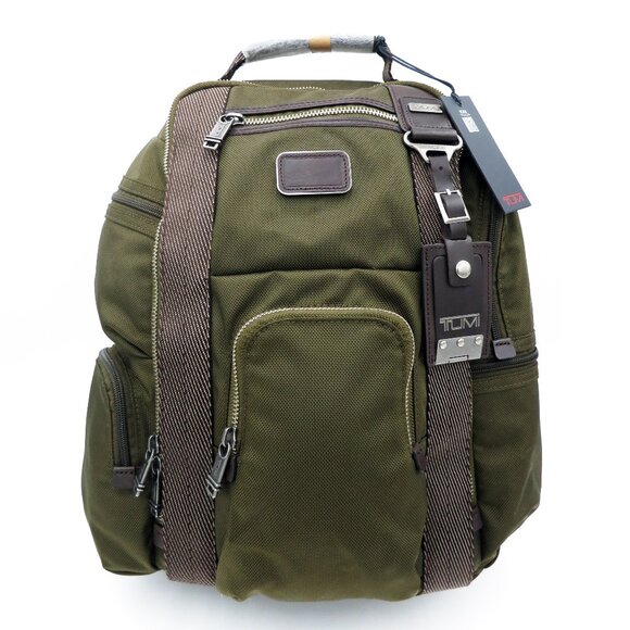 NEW TUMI Alpha Bravo Kingsville Deluxe Brief Pack in Olive NWT - Picture 1 of 10